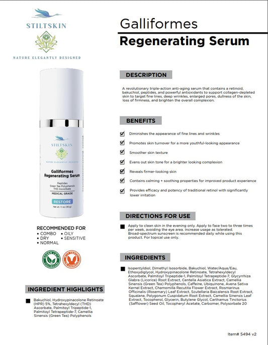 Galliformes Regenerating Serum