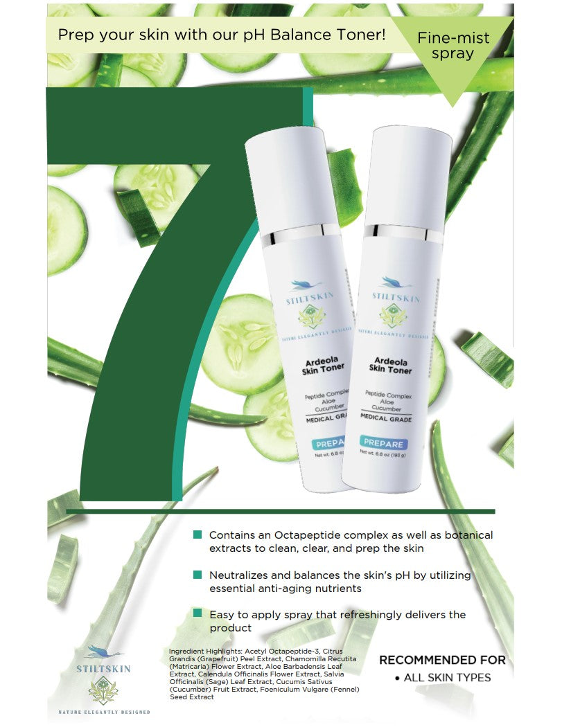 Ardeola Skin Toner - pH-Balanced Octapeptide Formula